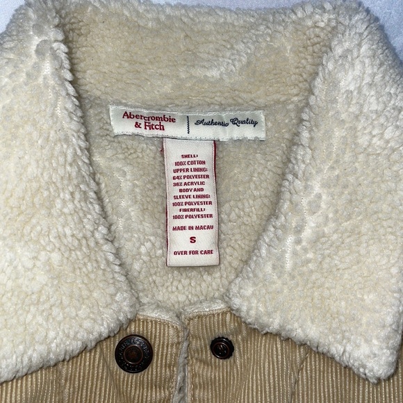 Abercrombie & Fitch Vintage Corduroy Jacket Small - Picture 2 of 12